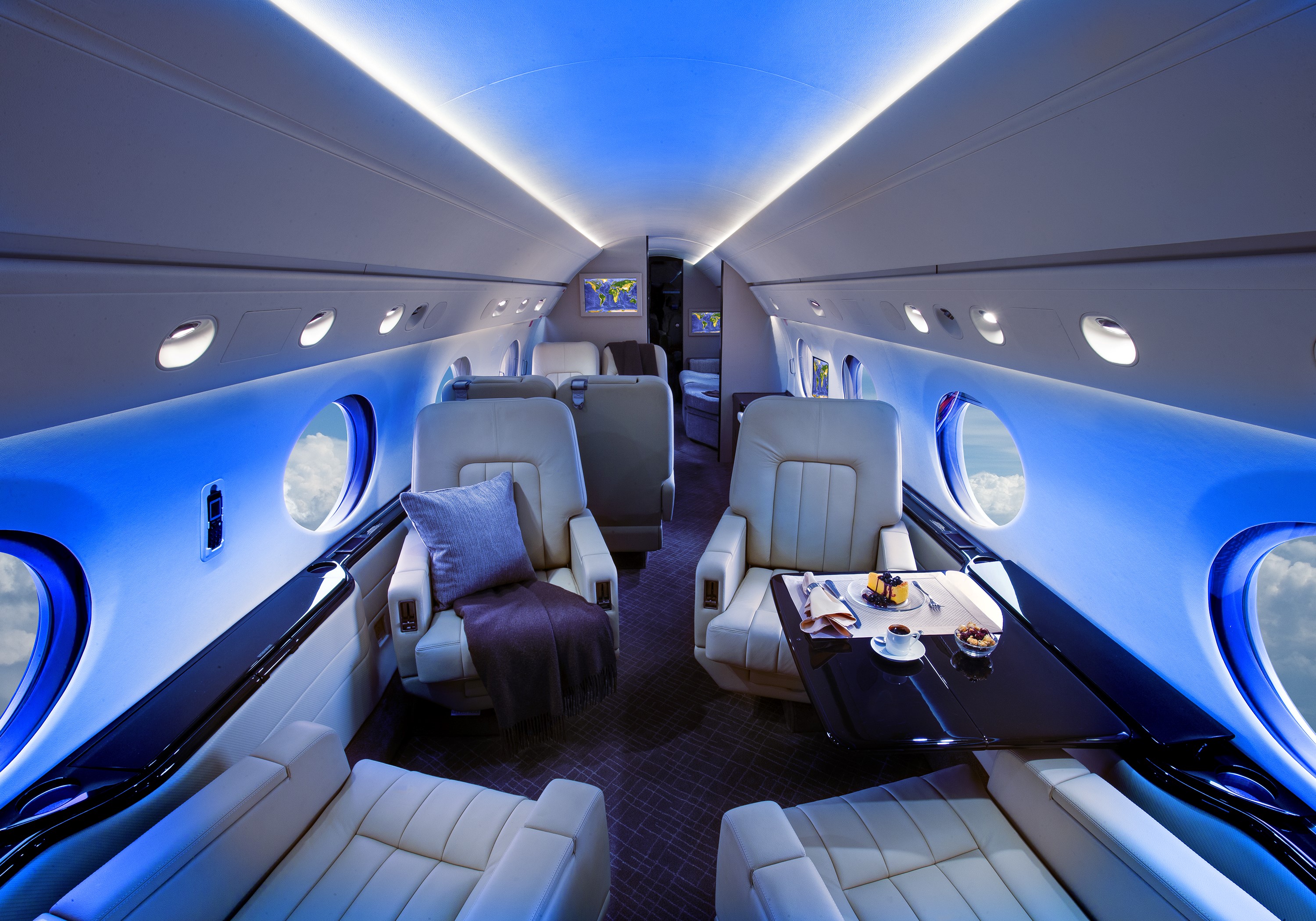 Gulfstream g650er интерьер